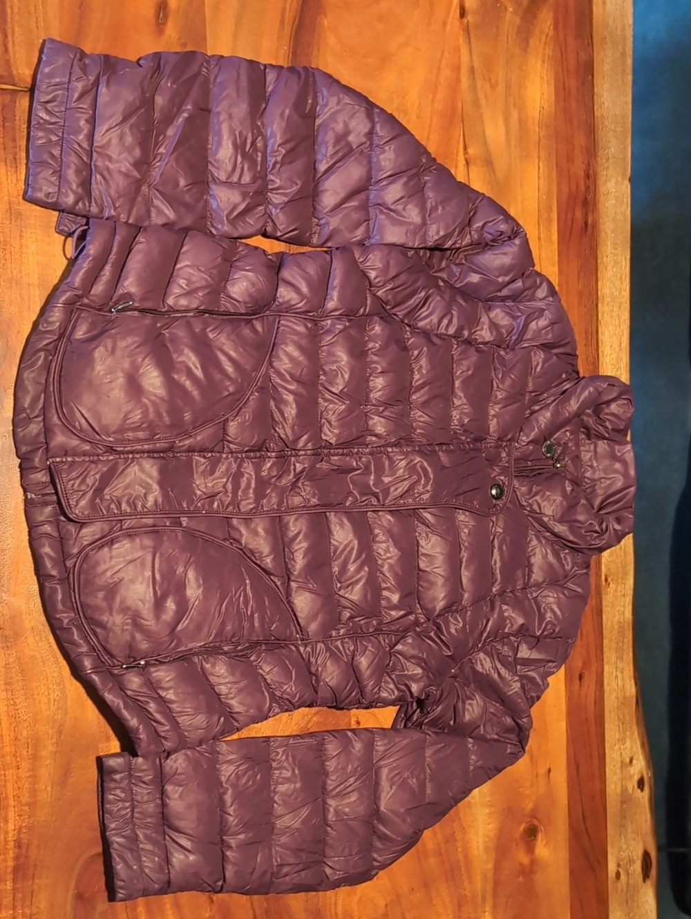 Calvin Klein Purple Puffer Jacket